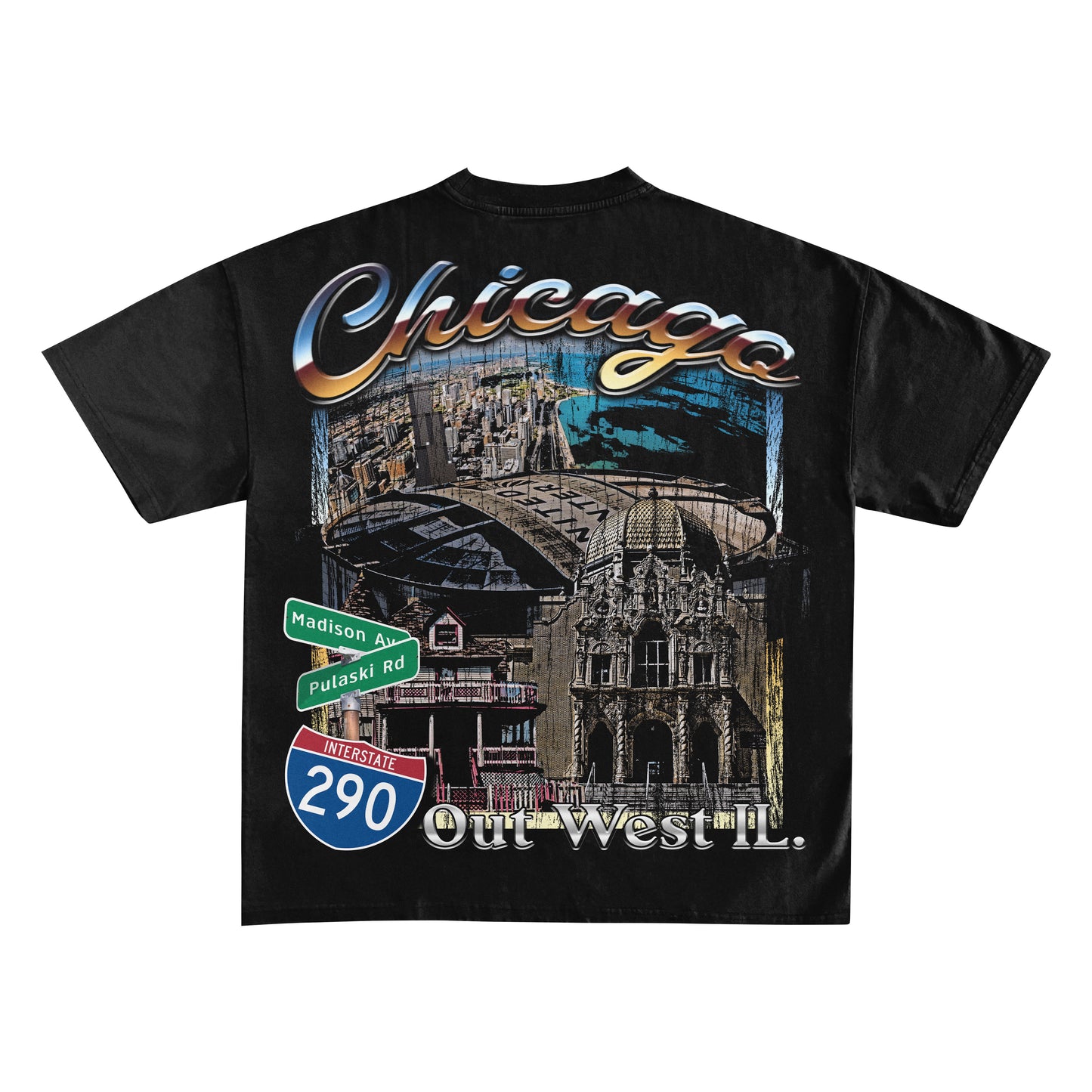 Heavyweight “Out West IL.” Tee
