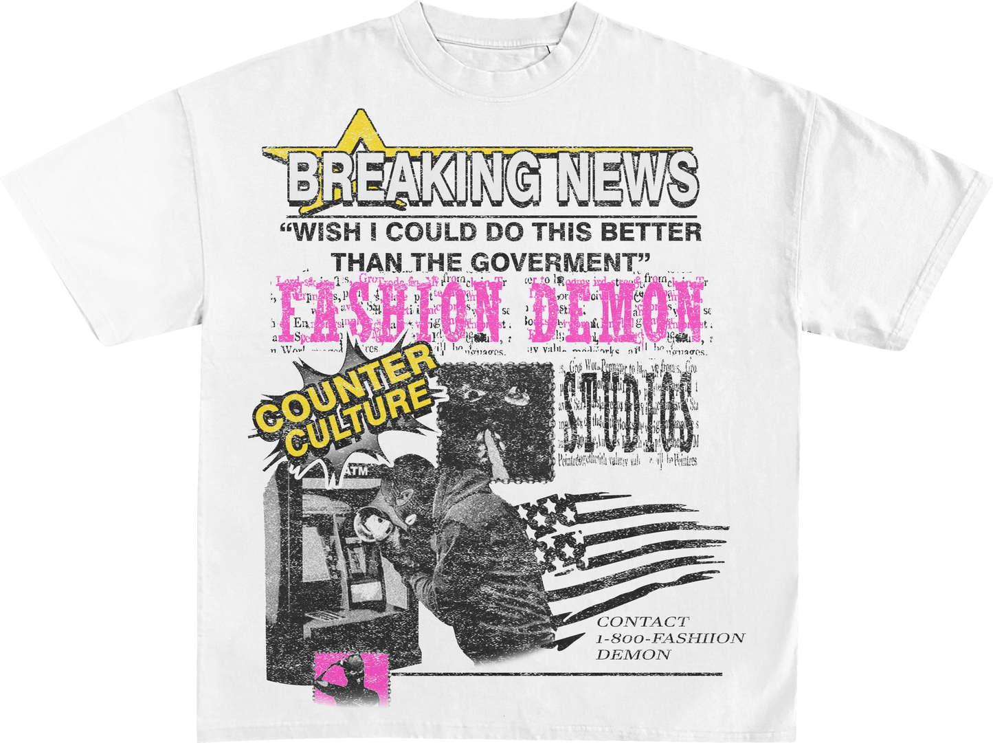 “Breaking News” Heavyweight Tee